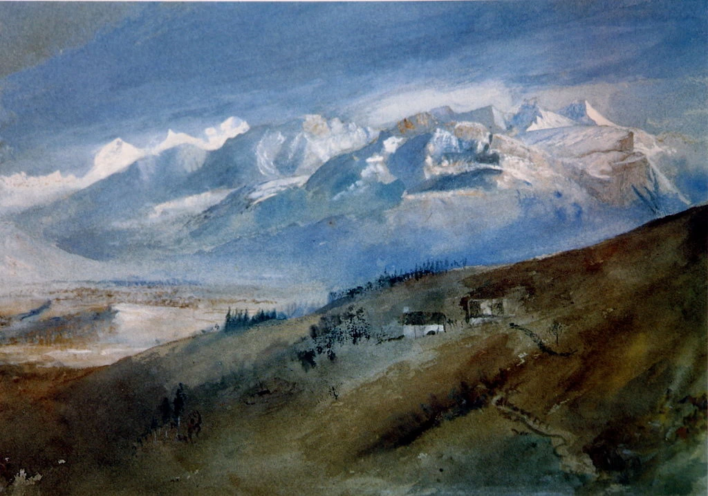 Vista dalla mia finestra a Mornex, ~ 1862 - 1863, Abbot Hall Art Gallery, Kendal, Cumbria